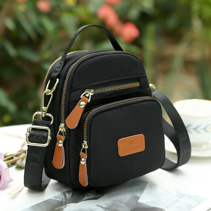 Túi Đeo Vai Đựng Điện Thoại Màu Trơn Thiết Kế Đơn Giản Thời Trang Phong Cách Phương Tây Cho Nữ