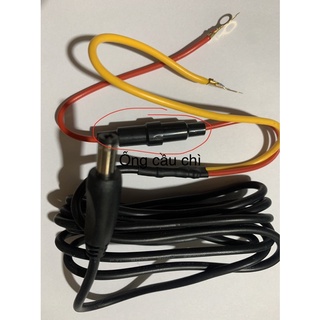 Dây điện 2 lõi bọc vỏ công suất cao 100w, Dây Cáp Nguồn DC 12V-24v Dài 1.2m 5.5x2.1mm