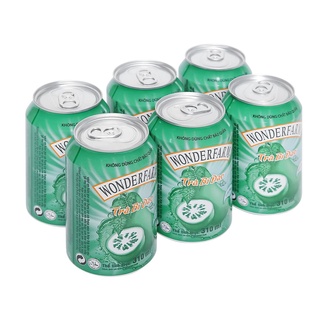 Lốc 6 lon trà bí đao Wonderfarm 310ml