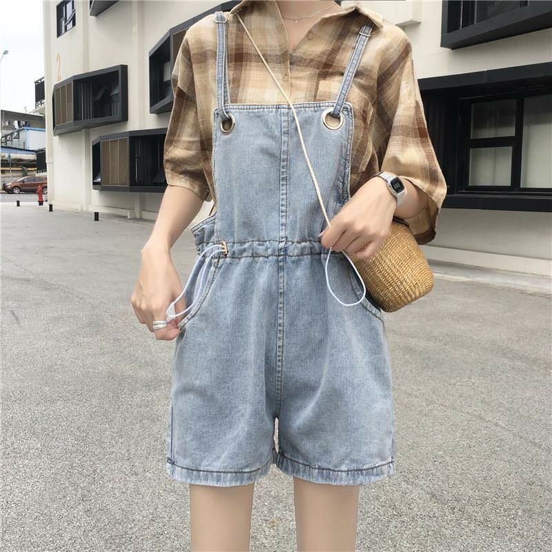 Đầm yếm demin