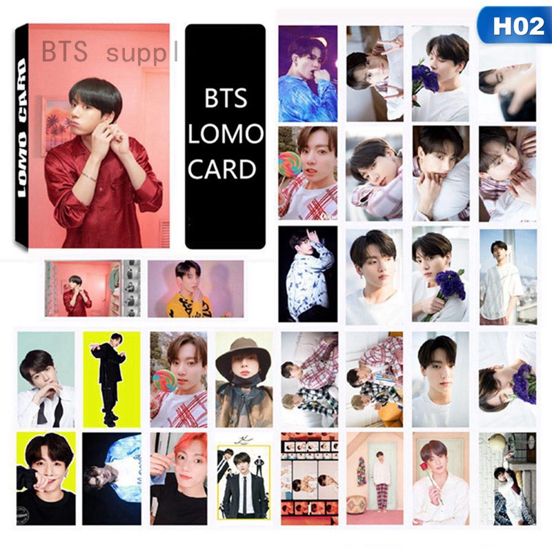 Bộ Thẻ Hình Lomo Nhóm Nhạc Kpop Bts