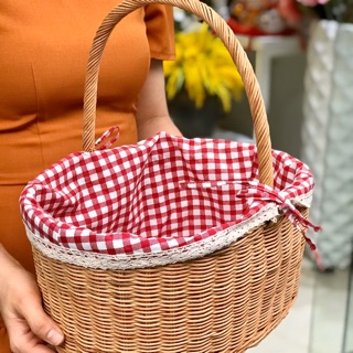 Giỏ mây tre đan picnic - Hàng VNXK