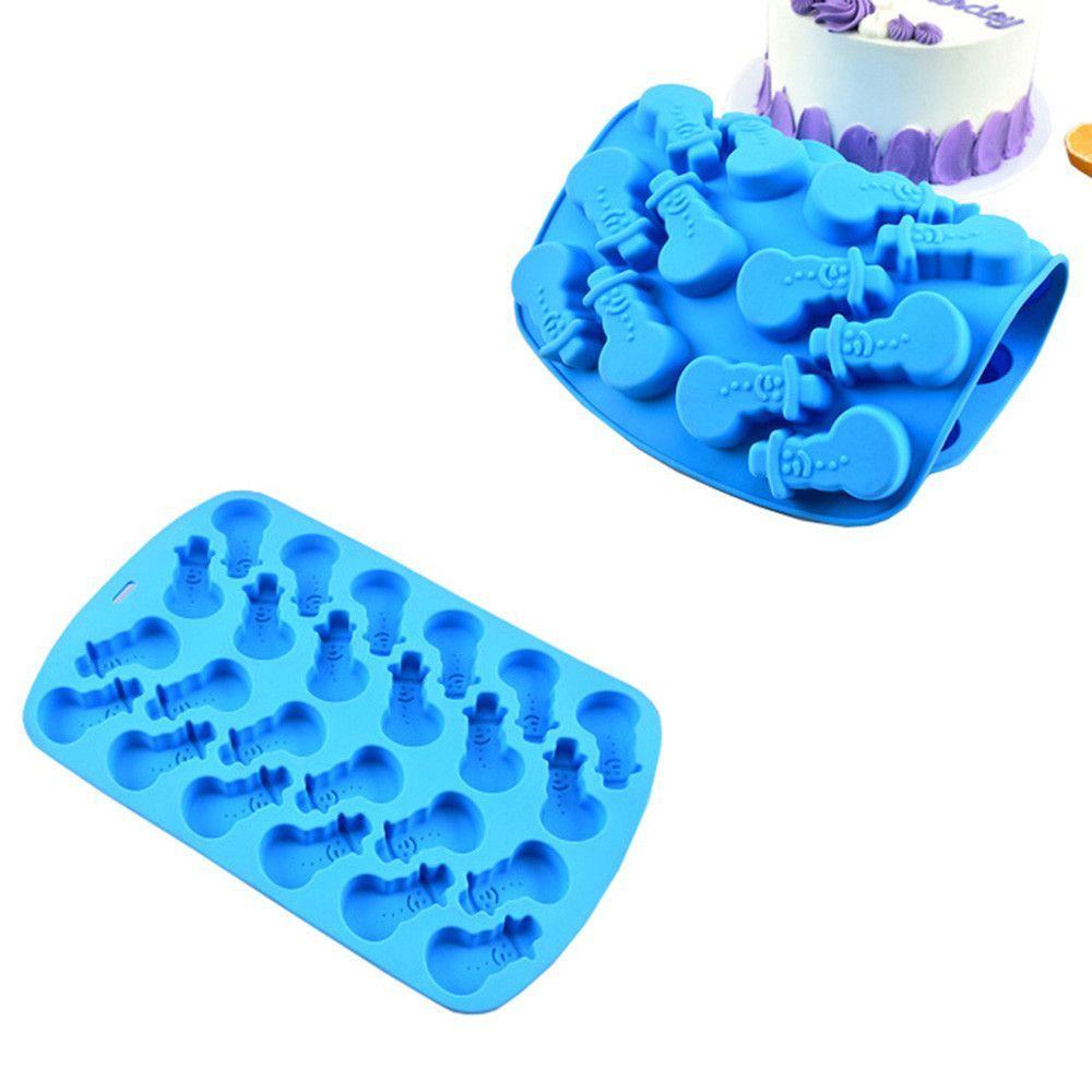 CONOPERY Khuôn Làm Kem Que Hình Người Tuyết / Người Tuyết Có Thể Tái Sử Dụng