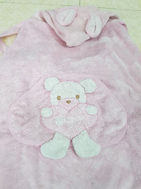 Choàng địu nỉ lông Hàn Quốc