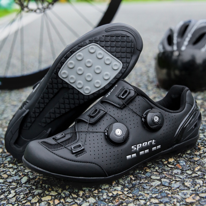 Giày Thể Thao Đi Xe Đạp Chống Trượt Có Khóa Phong Cách Mới Cho Nam Và Nữ