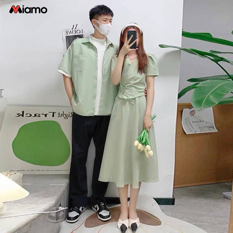 Đồ đôi nam nữ đi chơi chụp hình cưới mẫu mới thời trang Miamo NB880