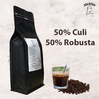 Cà phê Culi Robusta nguyên hạt rang mộc - SoloTov Coffee