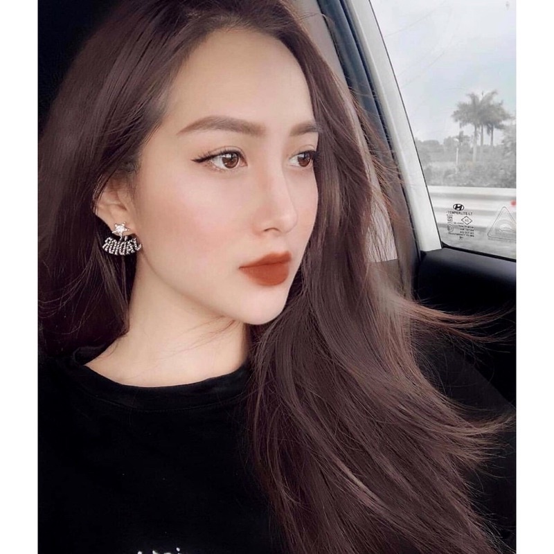 Bông tai Jadi0r ong đính đá sang chảnh