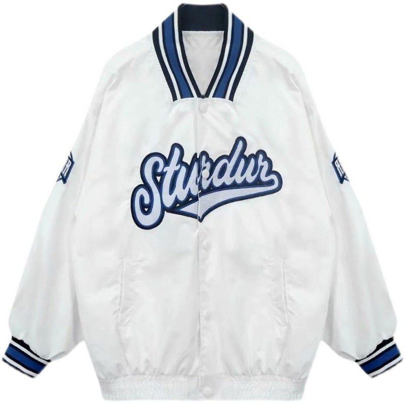 [có size từ 28kg_90kg], Áo khoác bomber jacket HÌNH THÊU STURDUR Form Rộng _ áo khoác nữ size nhỏ ulzang, KÈM ẢNH THẬT