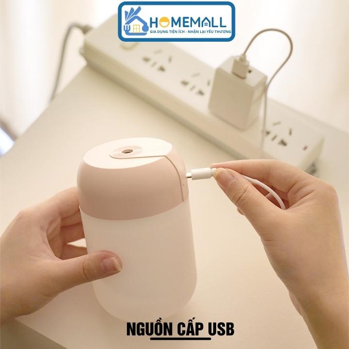 Máy xông tinh dầu kiêm đèn ngủ - Máy phun sương tạo ẩm khuếch tán tinh dầu dung tích 260ml MX9