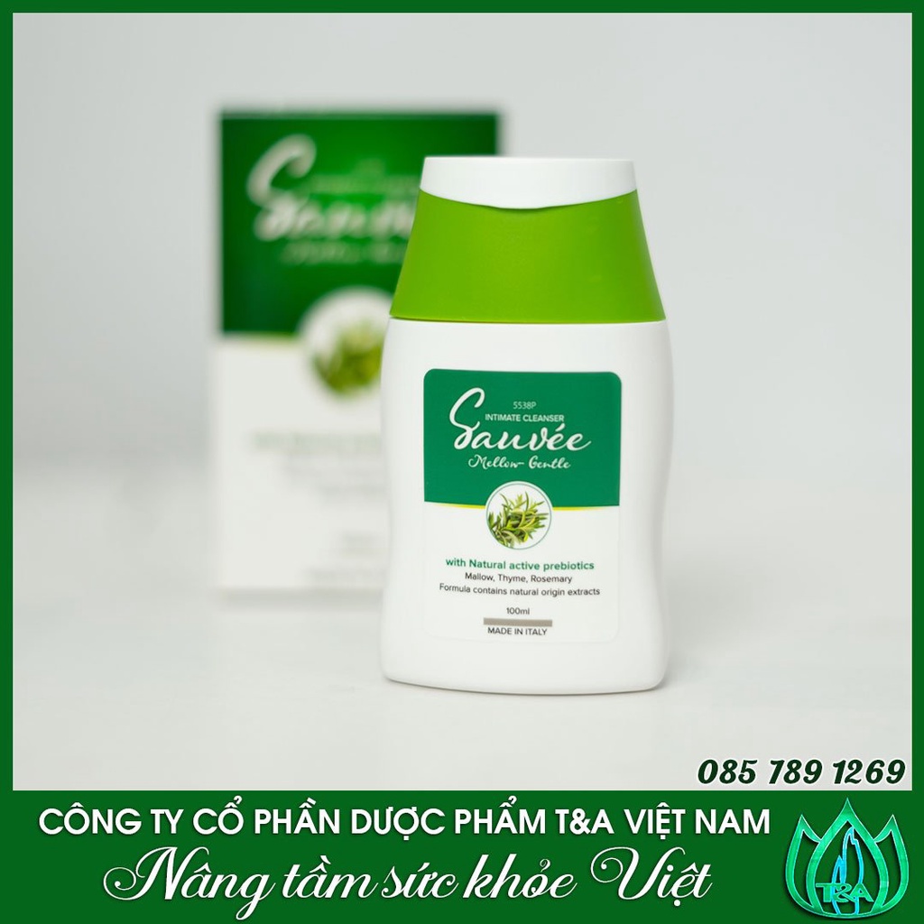 Dung dịch vệ sinh phụ nữ SAUVEE  Giúp Dưỡng Ẩm, Làm Sạch, Làm Hồng Và Se Khít Cô Bé