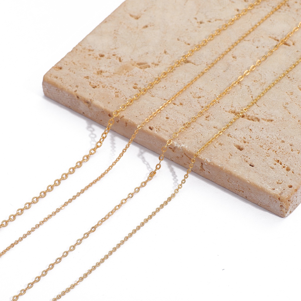 Vòng cổ Mạ Vàng 18k 1 / 1.3 / 1.5 / 2mm 1m