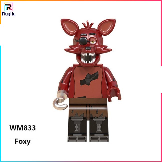 Mô Hình Lắp Ráp Nhân Vật FNAF Series Fizbear / Bonnie / Chica / Foxy / Freddy Mini Lego