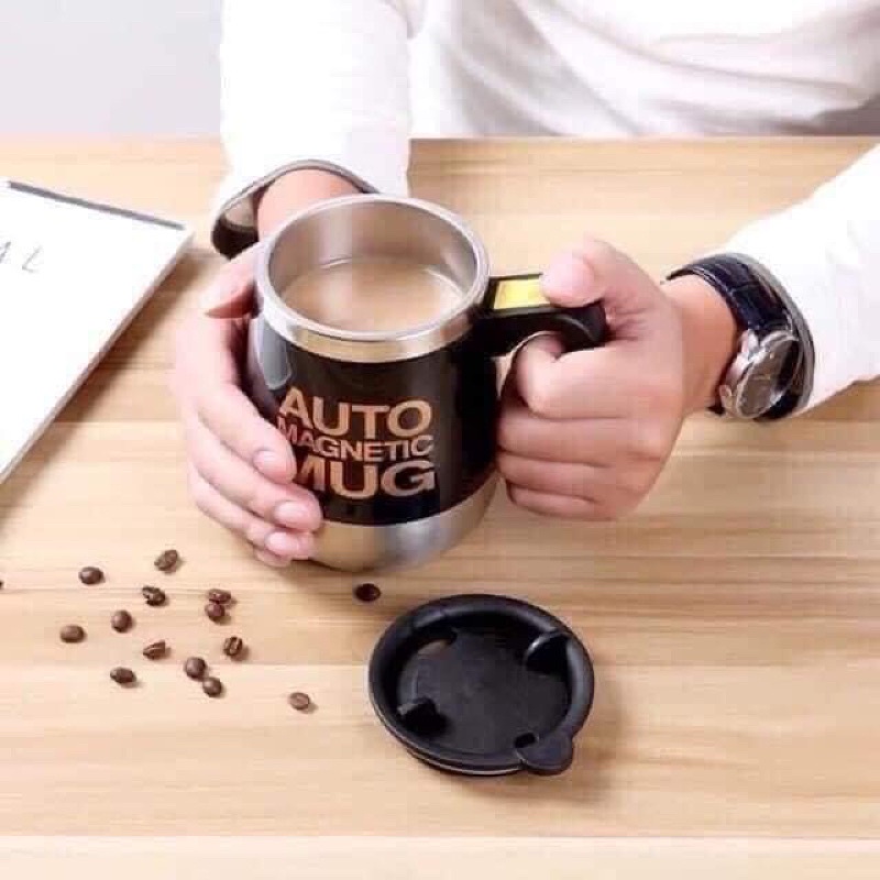 Cốc cà phê tự quấy ⚡HÀNG CAO CẤP⚡ cốc pha cà phê, pha sữa, pha ngũ cốc dinh dưỡng khuấy tự động