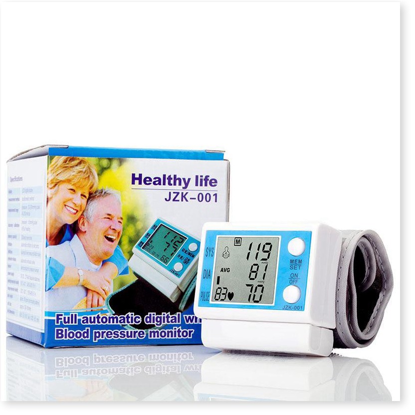 Máy đo sức khỏe SALE ️ Máy đo huyết áp điện tử, giúp kiểm tra sức khỏe mình và người thân 7568