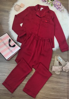 Bộ lụa satin dài