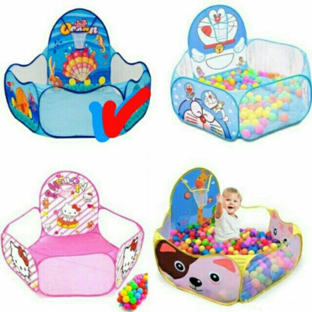 Set lều banh + 100 banh +