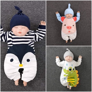 Bộ liền thân hình thú cho bé sơ sinh