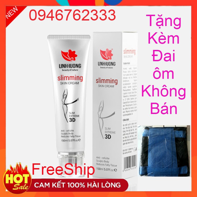 [SaLe] Kem Tan Mỡ 3D Linh Hương,Tan Mỡ Ở Mọi Nơi Bạn Muốn.SLIMMING SKIN CREAM( Tặng Đai Giữ Nhiệt 150k)