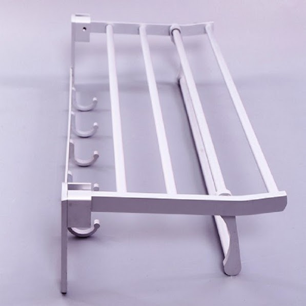 * Giá treo khăn và để đồ nhà tắm 2 tầng tiện dụng