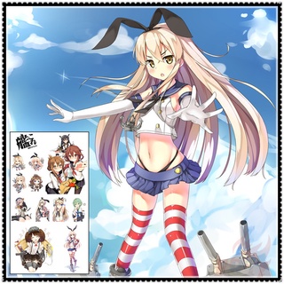 (Hàng Mới Về) 1 Tờ Hình Xăm Dán Tạm Thời Mini Chống Thấm Nước Hình Anime Quyến Rũ