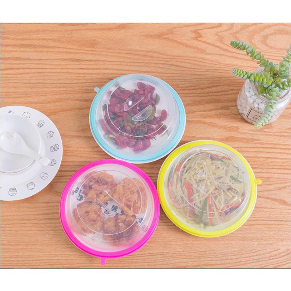 Nắp úp đĩa - Đựng thức ăn để trong tủ lạnh kháng khuẩn, hộp đựng thực phẩm | BigBuy360 - bigbuy360.vn
