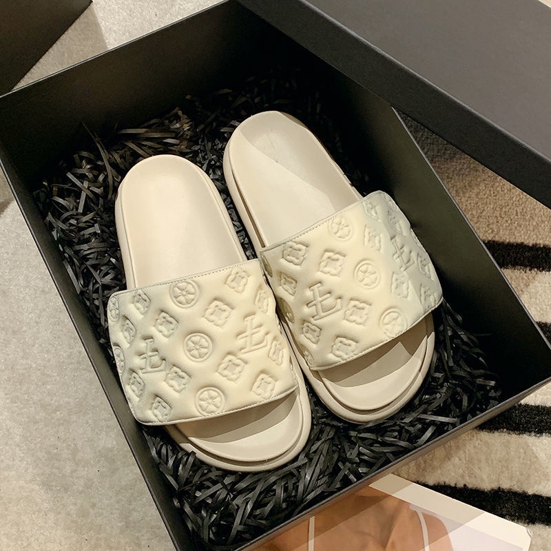 Oeggeo shop Dép Đế Bằng Thiết Kế Đơn Giản Thời Trang Cho Nữ