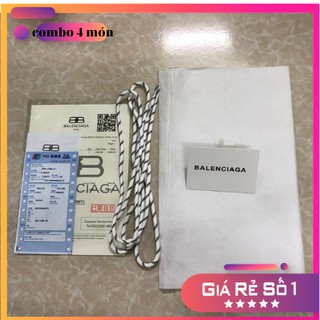 Combo phụ kiện Giày Balenciaga [ 4 món:Dây+  bill + thẻ + giấy gói ]
