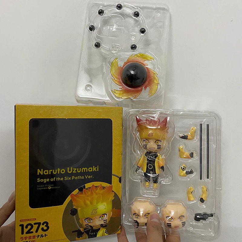 🌟GIÁ HỦY DIỆT🌟 Mô Hình Naruto Lục Đạo Full Phụ Kiện Có Khớp Cử Động Nendoroid 1273