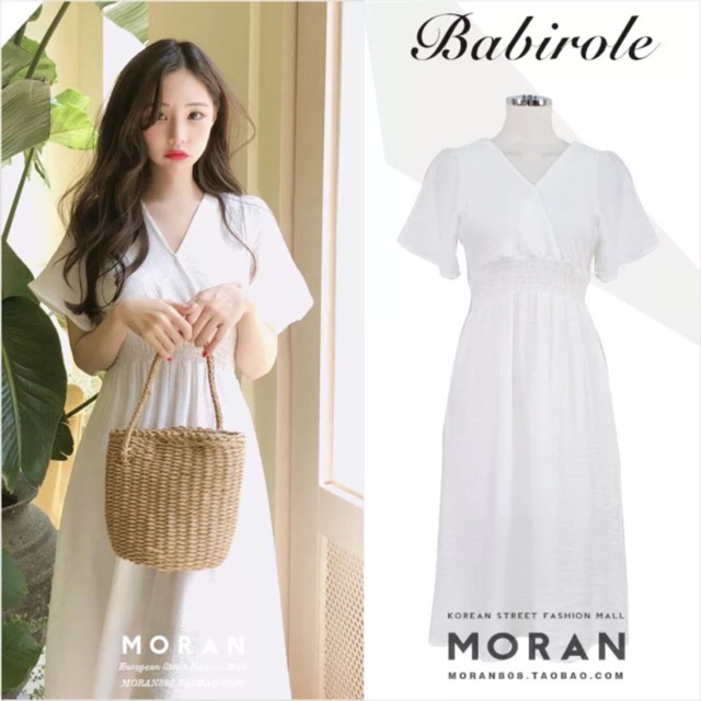 Hàng sẵn - order váy cổ tim Moran