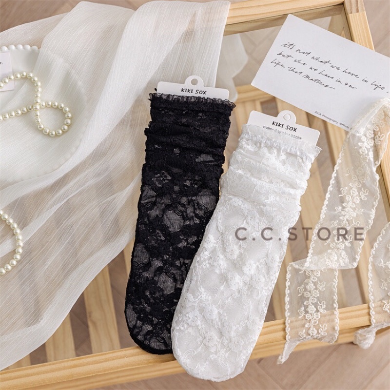 Tất ren cho bé mềm mại loại 1 QC