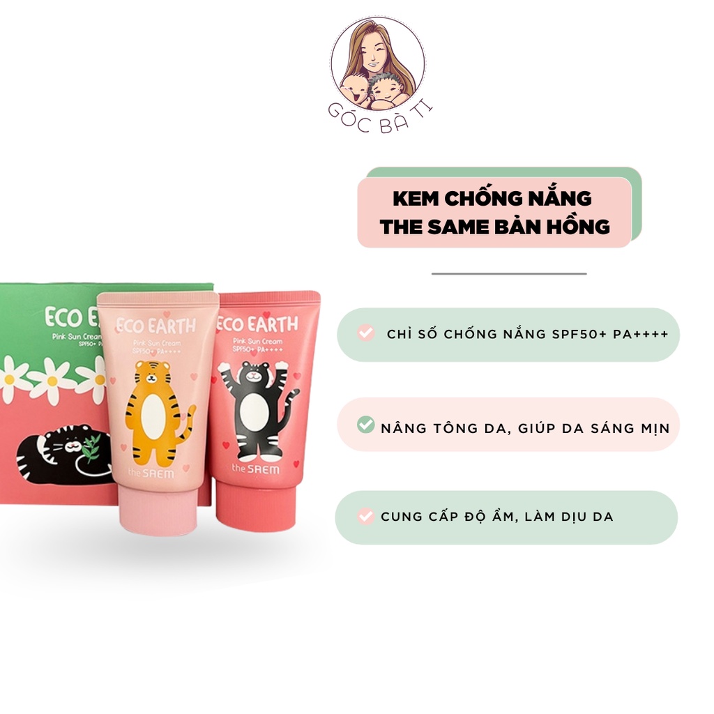 KEM CHỐNG NẮNG THE SAME BẢN HỒNG