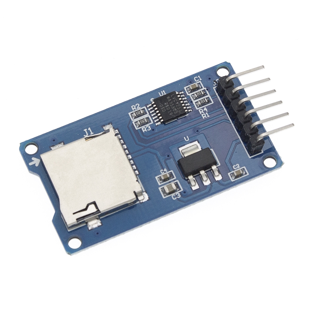 1 Mô Đun Thẻ Nhớ Micro Sd Mini Tf Spi Cho Arduino