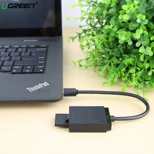 Đầu Đọc Thẻ USB 3.0 hỗ trợ SD/TF Ugreen 20250 - Hàng Chính Hãng