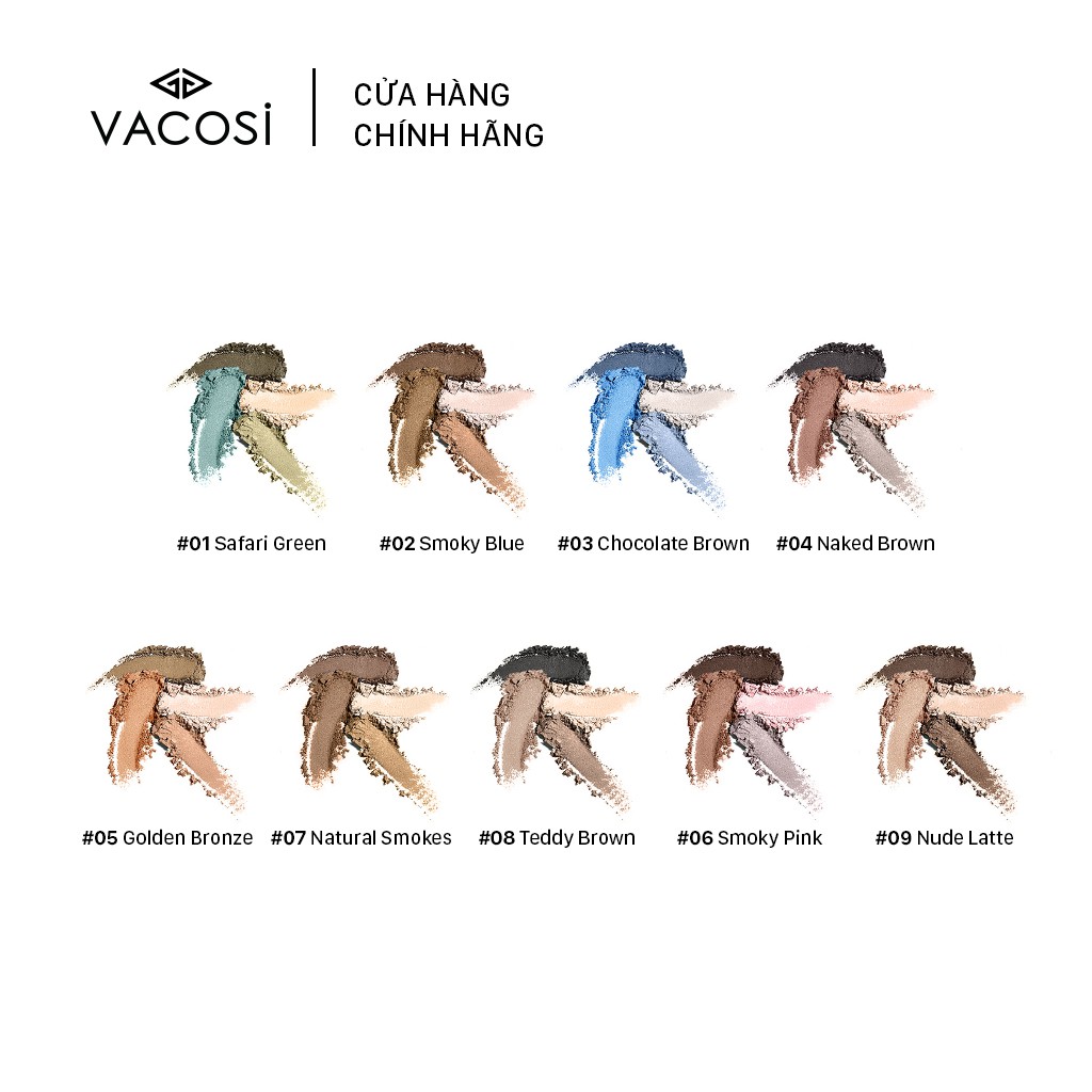 [Deal 18k Cọ Mắt]  PHẤN MẮT VACOSI (HỘP VUÔNG) | BigBuy360 - bigbuy360.vn