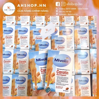 Viên Chống Nắng Carotin Mivolis Đức hộp 60V