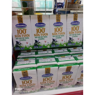 Lốc 4 hộp Sữa tươi vinamilk 110ml