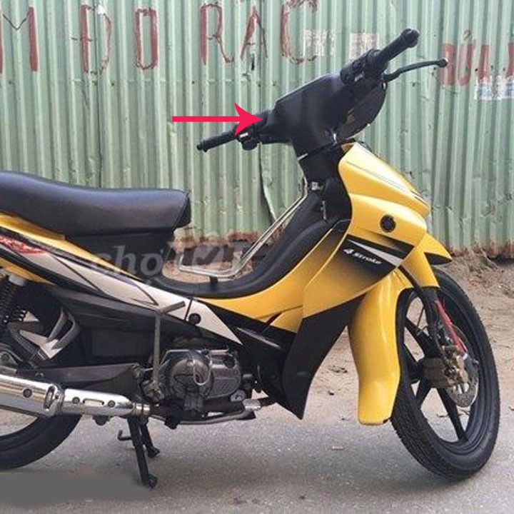 Ốp đầu sau - Gáy đen cho xe Jupiter V, Jupiter R - SPG-DG-gayjuV