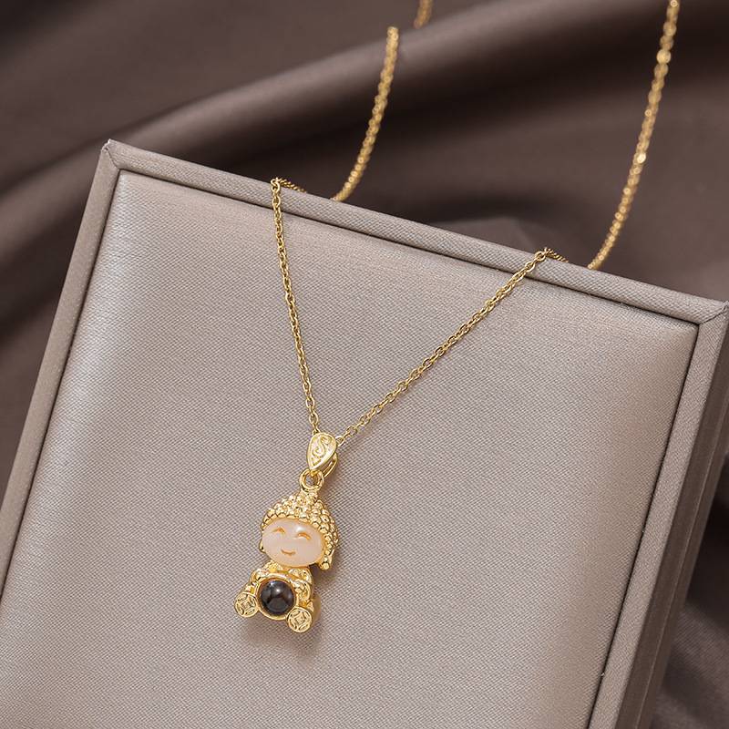 Vòng cổ Mạ Vàng Mặt Hình Phật Di Lặc Thời Trang