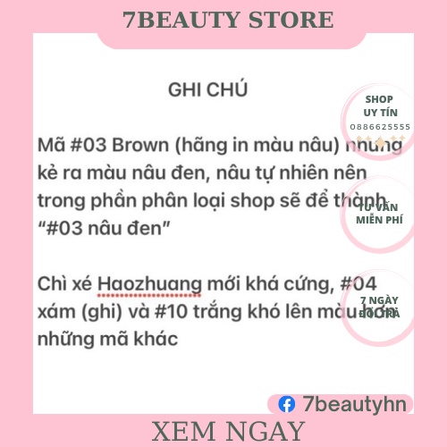 Chì Xé Kẻ Chân Mày Haozhuang