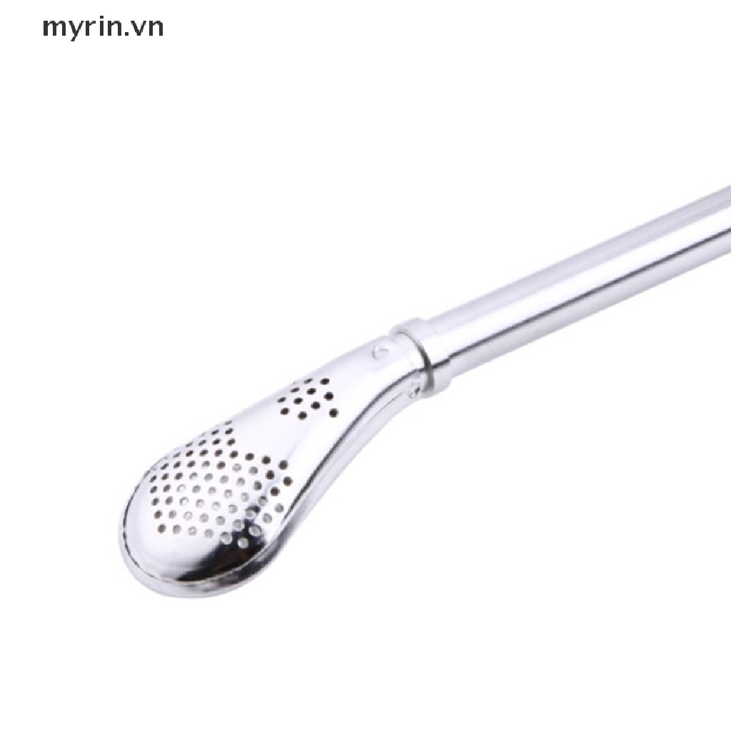 Ống Hút Lọc Trà Bằng Thép Không Gỉ Hình Quả Bầu