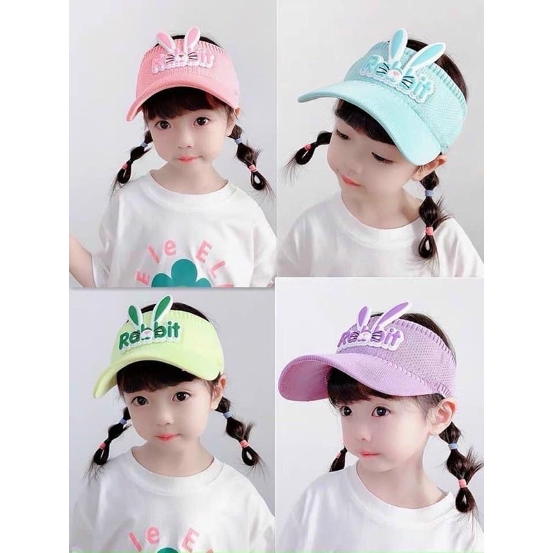 MŨ NỬA ĐẦU THỎ ĐÁNG YÊU CHO BÉ