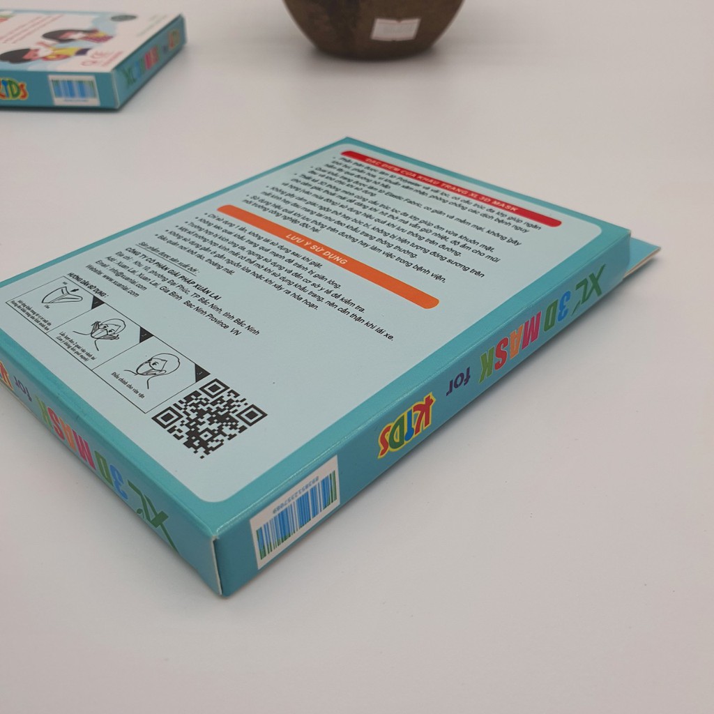 Khẩu trang 3D trẻ em XL kids mask ( Xuân Lai ) | BigBuy360 - bigbuy360.vn