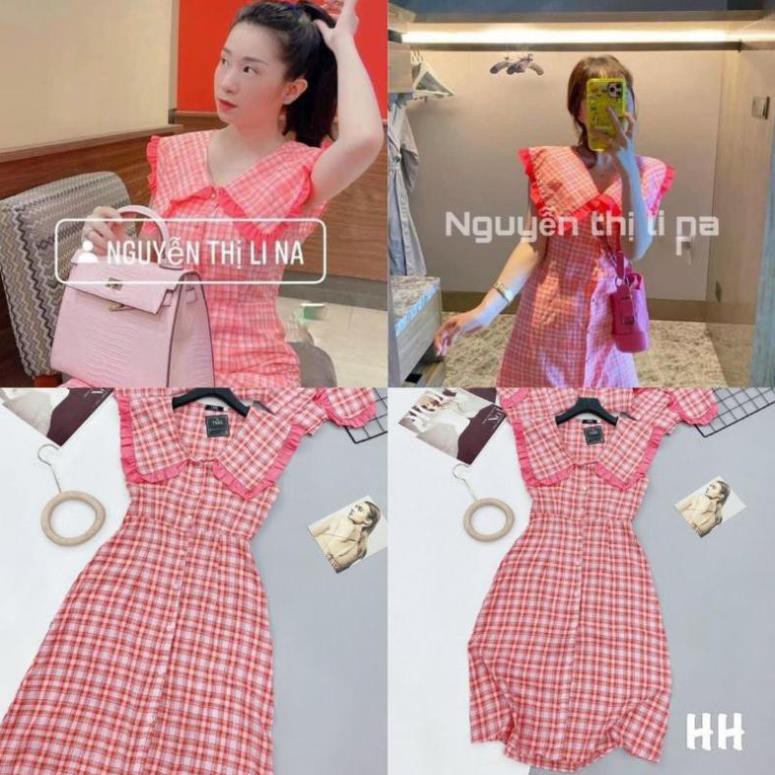 váy kẻ cổ bèo | BigBuy360 - bigbuy360.vn