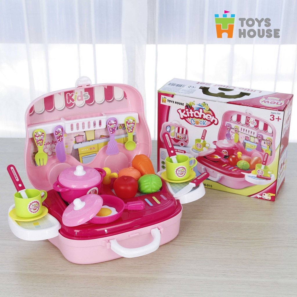 Hộp bếp nấu ăn hình ô tô - đồ chơi nhập vai hướng nghiệp Toys House 008-915/919
