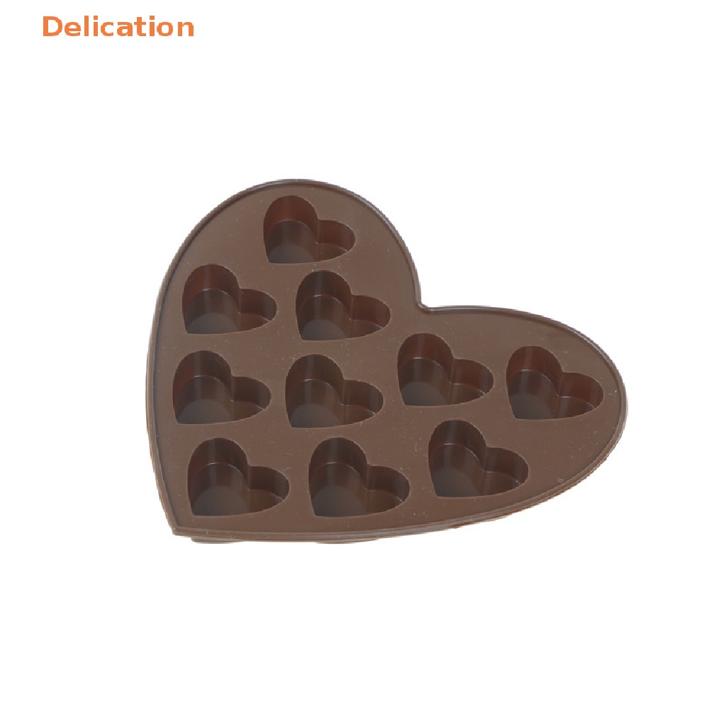 Khuôn Silicone Làm Bánh / Xà Phòng / Sô Cô La Hình Trái Tim DIY