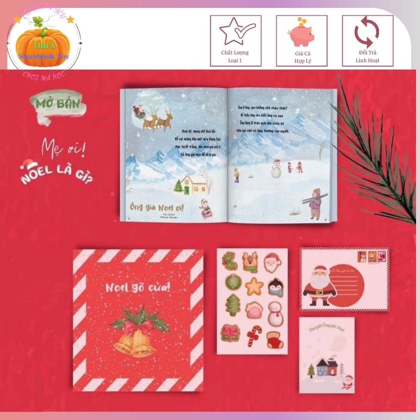 Ấm Áp Noel Về- Mẹ Ơi! Noel Là Gì, Quà Kèm 1 Lá Thư Gửi Ông Già Noel+ 1 Tấm Stickers Về Noel