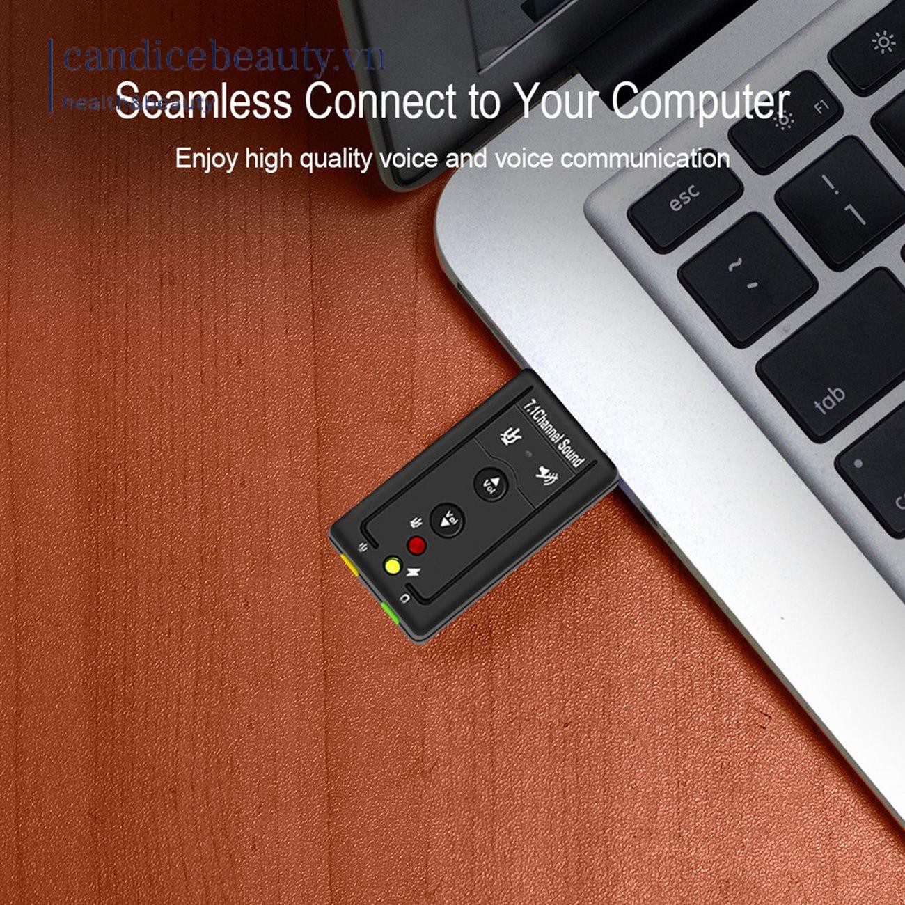 Card Âm Thanh Usb 2.0 7.1ch Có Nút Điều Khiển | BigBuy360 - bigbuy360.vn