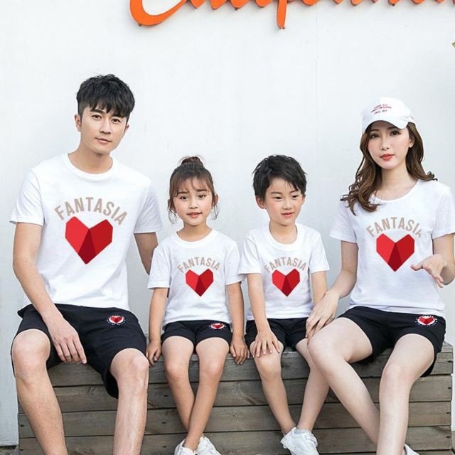 Áo gia đình ,áo nhóm đi biển giá sỉ , đủ màu , đủ size từ 8kg đến 100kg.