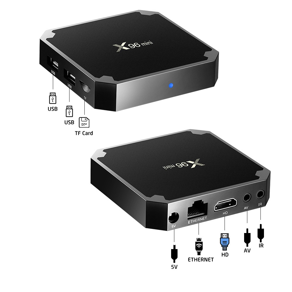 [Mã ELMS05 giảm 5% đơn 300k]TIVI BOX MINI X96 RAM 2G Ổ CỨNG 16G BIẾN TIVI ĐỜI CỦ THÀNH TIVI THÔNG MINH